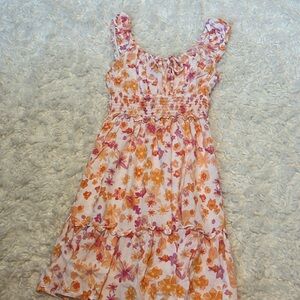 Flower wild fable sundress with tie